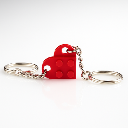 LEGO RAKTŲ PAKABUKAS ŠIRDELĖ LEGO RAKTŲ PAKABUKAS ŠIRDELĖ